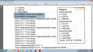 Manipulators fixed, showpoint and setfill