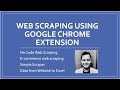 Web Scraping made SIMPLE using Google Chrome Extension | SimpleScraper | Data from Website to Excel