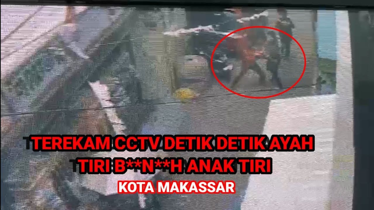 Terekam Cctv Detik Detik Ayah Tiri B**N**H Anak Tiri, Full Penangkapan ...