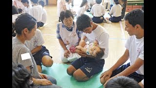 H29.7.13乳幼児と中学生のふれあい事業