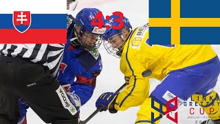 SLOVENSKO VS ŠVÉDSKO HLINKA GRETZKY CUP 2021 SÚBOJ O 1.MESTO V TABUĽKE!!!