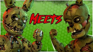 [FNAF/SFM[ SpringTrap Meets ScrapTrap