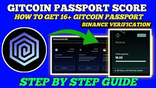 How to Get 16+ Gitcoin Passport Stamps Using Binance (Step-by-Step)