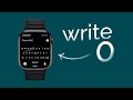 How to Write 0 on Apple Watch (tutorial)