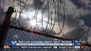 Maryland expanding program to provide inmates with electronic tablets