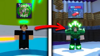 I made TOWER OF HELL in ROBLOX BEDWARS...