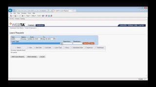 Entering a Leave Request by Proxy
