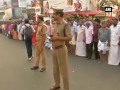 human chain formed by ldf members to protest against demonetisation ani news