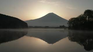 2021   田貫湖の春のダイヤモンド富士と春景色４K　2021 Diamond Fuji \u0026 spring scenery in Tanuki Lake