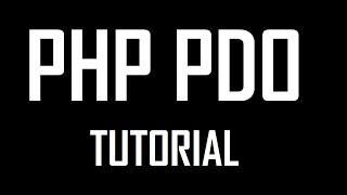 PHP Data Objects (PDO) Tutorials: INSERT DATA INTO DATABASE 2017