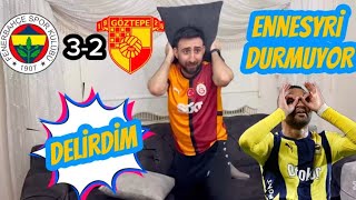 FENERBAHÇE 3-2 GÖZTEPE MAÇI TEPKİ VİDEOSU NESRY 2 GOL ATTI BENİ GENE SİNİR KRİZİNE SOKTU #fenerbahçe