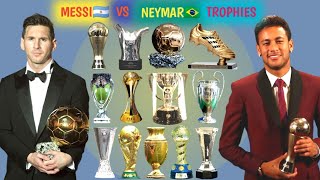 Neymar Jr Vs Lionel Messi All Trophies and Awards. Lionel Messi Vs Neymar Jr All Trophies and Awards