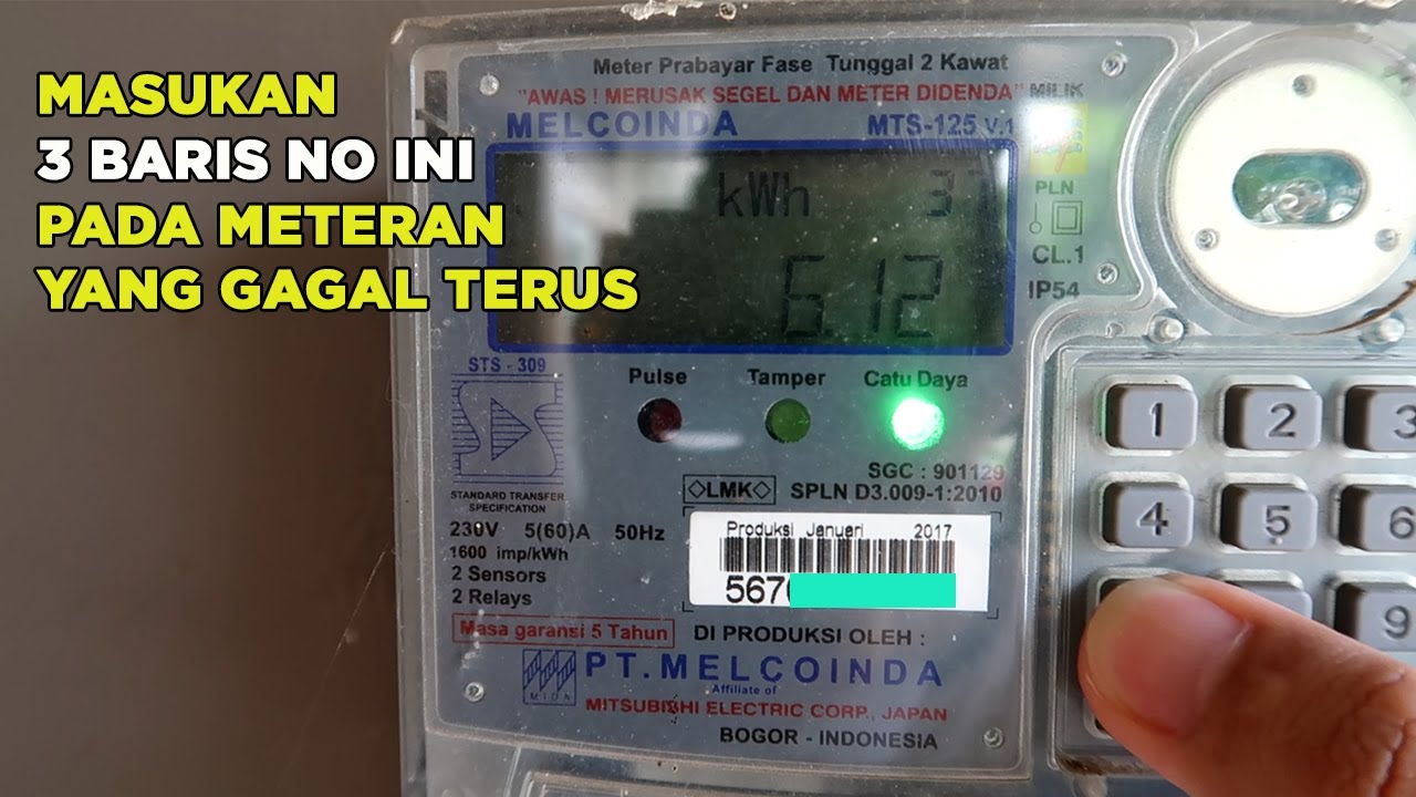 Mengatasi Gagal Input No Token Pln Youtube Mengatasi Gagal Input No Token Pln Youtube