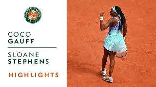 Coco Gauff vs Sloane Stephens - Quarterfinals Highlights I Roland-Garros 2022