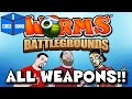 ALL WEAPONS! - Worms Battlegrounds Gameplay