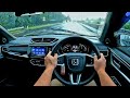 Driving POV Honda NEW BR-V PRESTIGE 1.5 CVT 2022 | Acceleration & Handling | Rain Test Drive (ASMR)