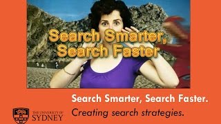 Search Smarter: creating searching strategies