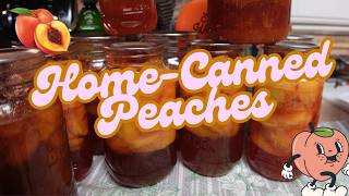 Home Canned Peaches #canningandpreserving