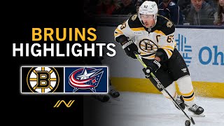 Bruins Highlights: Boston, Columbus Compete in First of Back-to-Back