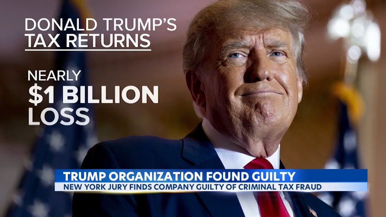 Jury Finds Trump Organization Guilty On 17 Counts Of Tax Fraud - YouTube