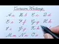 Cursive writing a to z | Cursive abcd | Cursive handwriting practice abcd | Cursive letters abcd abc