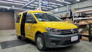 VW CADDY MAXI TAXI 計程車 加裝歐洲生產原裝進口BOSCH電機，單邊電動滑門套件 功能展示