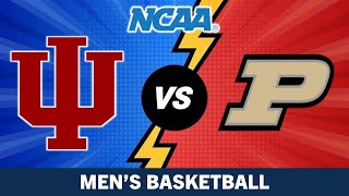 Indiana Hoosiers vs Purdue Boilermakers | NCAA Men's Basketball LIVE Score