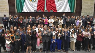 Recibimos a integrantes del Congreso Juvenil “Voces del Futuro” | Ricardo Monreal