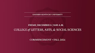 EKU Fall 2024 Commencement-December 6, 9:00am