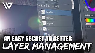 Digital Art PRO TIPS for better Layer Management!