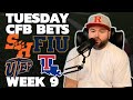 Tuesday CFB Bets Week 9 - College Football Picks With Kyle Kirms