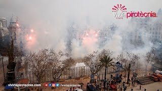 Fallas Valencia 2022. Mascletà 18 de Marzo 2022. Pirotecnia Caballer FX - Global Foc