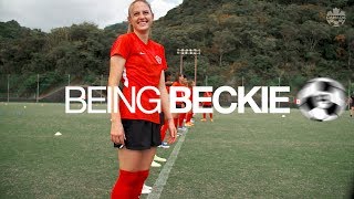 Janine Beckie: Canada WNT Training Day | Being Beckie Minisode