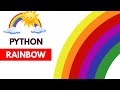 Create a Rainbow Using Python Turtle - very simple program | Python Projects for beginners