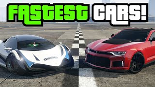 GTA 5 - Top 10 FASTEST CARS For Top Speed In 2024