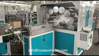 PVC fiber reinforced hose extrusion line