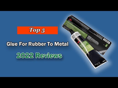 What is the best glue to bond rubber to metal?