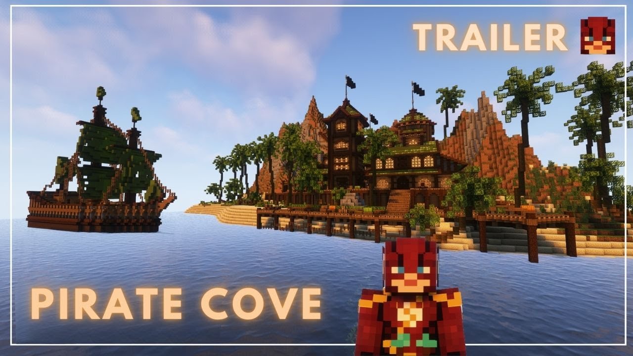Minecraft Pirate Cove Build Youtube