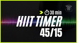 My best timer for leg workout, 30 min of 45/15 with Energetic music - Mix 65