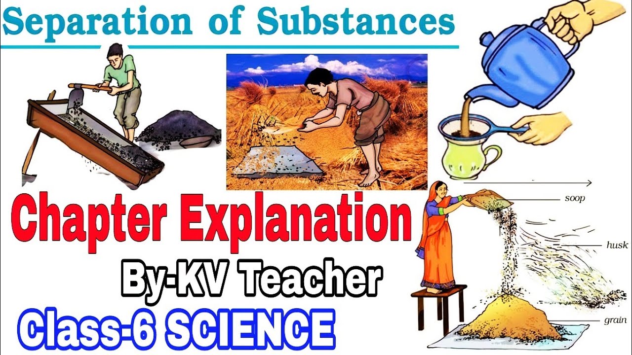 (PART-1) Separation Of Substances / Class-6 SCIENCE NCERT Chapter 5 ...