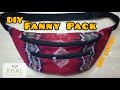 DIY Fanny Pack | Cara membuat tas pinggang | Sewing Tutorial & Pattern (KhAL Handmade Project)