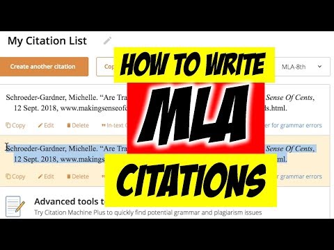 When citing a website what should be included in MLA format?
