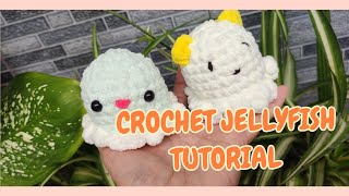 Crochet Jellyfish tutorial | Crochet Octopus | Merajut Boneka Ubur Ubur