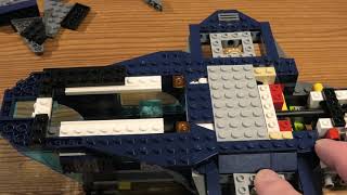 Building Lego Marvel Avengers Helicarrier SET 76153 PART 3 4k