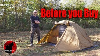 Issues? - Before You Buy - Kelty One Man Military Field Tent