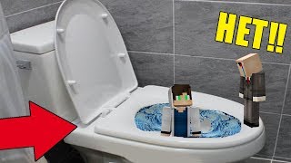 НУБ и ПРО СМЫЛО В УНИТАЗ В МАЙНКРАФТЕ! ЧТО ИХ ЖДЕТ ТАМ? ТРОЛЛИНГ, ЛОВУШКИ MINECRAFT
