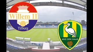 Willem II - ADO Den Haag: Laatste minuten incl. uitdagen vanuit de ADO spelers (HD 1080P)