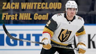 Zach Whitecloud #2 (Vegas Golden Knights) first NHL goal Aug 6, 2020