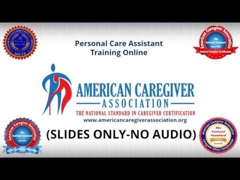 Personal Care Assistant Training Online Personal Care Assistant Training Online
