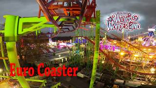 Euro Coaster (Buwalda)  Winter Wonderland Hyde Park 4k POV 2024